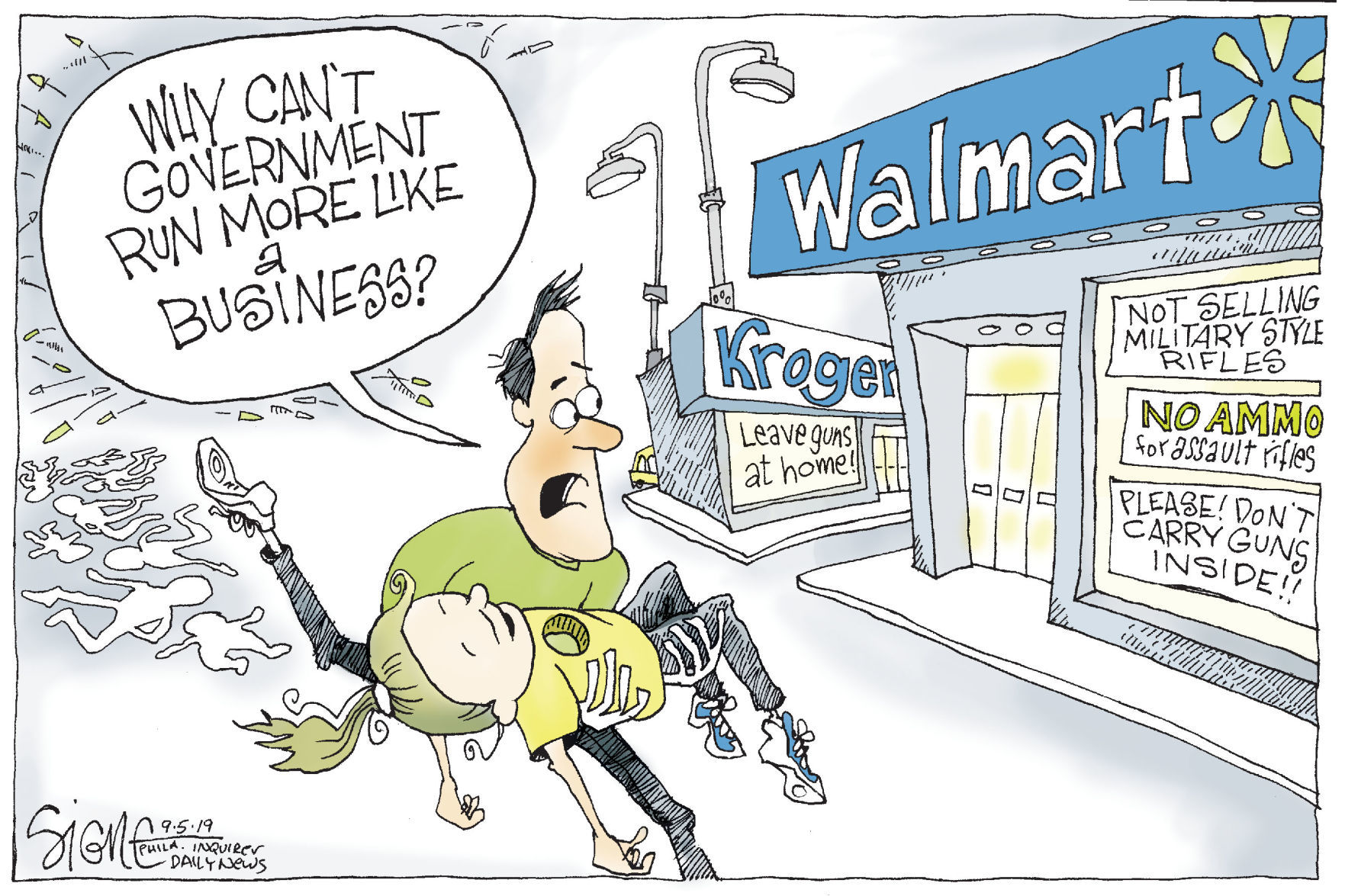 Signe Wilkinson cartoon